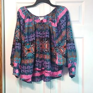 Women's Multi color Pinky blouse